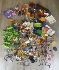 Huge Playmobil Lot Figures Accessories Parts Plants Animals Tools Food Mixed picture