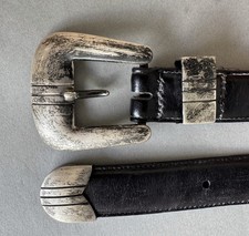 Vintage Navajo Sterling Silver Belt Signed Begay Hand Made picture