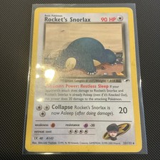 Rocket's Snorlax 033/132 Gym Heroes Regular picture