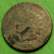 W805 1873 Indian Head Cent Penny 1c - Check Out Our 🔥🔥SEMI KEY DATE🔥🔥 picture