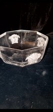 Versace Medusa Clear Crystal Bowl  Measures 7
