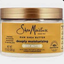 SheaMoisture Raw Shea Butter Deeply Moisturizing Body Butter Argan Oil 15oz picture
