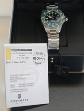 Steinhart Ocean 1 Green Ceramic 42mm Swiss Automatic Watch 103-1031 picture