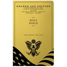 God Bless The USA Bible - Golden Age Edition - Endorsed by President Trump (NIB) picture