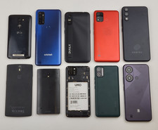 **BULK SMARTPHONE PARTS / REPAIR LOT of 10 DEVICES** Mixed Brands & Carriers picture