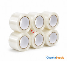 6 Rolls Clear Packing Tape 2
