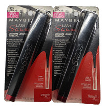 2 Pack Maybelline Lash Stiletto Ultimate Length Washable Mascara|955 SOFT BLACK picture