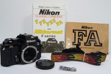 [EXc++] Nikon FA Black 35mm SLR Film Camera Body TESTED  picture