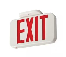 Lithonia Lighting Contractor Select Integrated LED White Exit Sign EXRG M6 picture