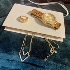 Victoria's Secret 2x V necklace with sparkly RS Covenant ring picture