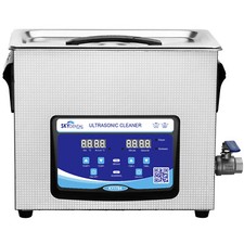 Ultrasonic Cleaner w DEGAS Functions sweep+ Tech Digital Timer Heater Drain Hose picture