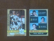 1972-73  O-Pee-Chee Hockey Cards Lot . 84 Cards. No Duplicata. Bobby Orr picture