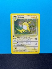Pokemon - DE Raichu - BS 14 - 1st EDITION - HOLO - NM - Pokemon picture