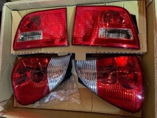 00-06 BMW X5 RED CLEAR PAIR OF TAILLIGHTS picture