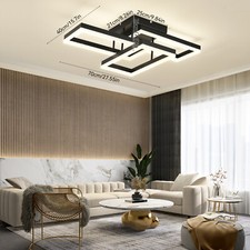 Modern LED Ceiling Light Dimmable Pendant Lamp Living Room Chandelier Fixture picture