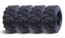 4PCS 12-16.5 Skid Steer Tires SKS 12x16.5 12PR Heavy Duty Tubeless Replace Tyre picture