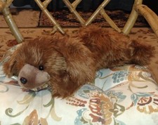 Gund Puppy Dog Laying Flat Plush Stuffed 16
