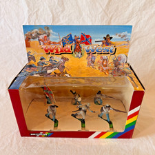 Vintage Wild West Britains #7407 Confederate Infantry set 6 Soldiers w/ weapons  picture