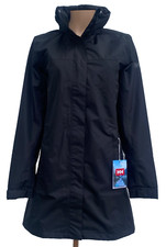 Women's Helly Hansen Aden Long Coat BLACK $160, Size: S picture