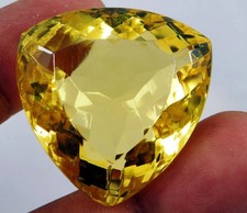 Natural 1000.00 Ct+ Yellow Topaz Trillion Amazing Cut Loose Gemstone Certified picture