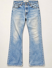 Levi's 517 Bootcut Jeans Men’s Blue Light Wash Denim Mid Rise 5-Pocket 34x34 picture