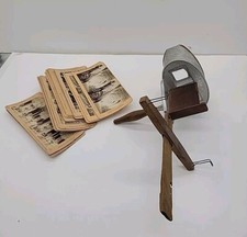 Chief Stereoscope & 15 View Cards  B.W. Kilburn 1885-1898 Views Around The World picture