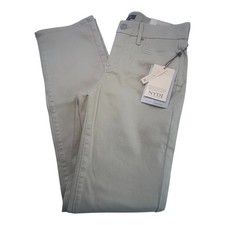NYDJ Marilyn Straight Jeans Women S Feather Beige Waist Match Lift Tuck picture