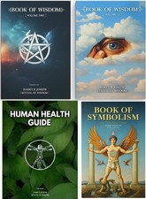 Book of Wisdom Volumes 1, 2, Book of Symbolism & Human Health Guide 4 books USA picture