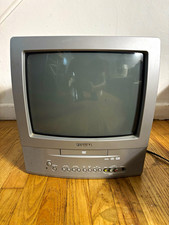 Toshiba MD13N3 13in CRT TV Built-in DVD Player Silver/Black 480i NTSC READ picture