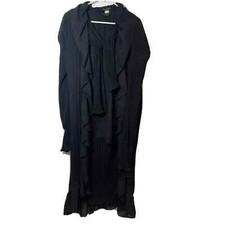 Vintage Sandi Kent Beverly Hills 3 Piece Skirt Set Black Pleated 80s 90s USA picture