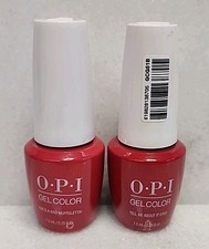 Lot Of 2 OPI GELCOLOR Gel Nail Polish 0.50 oz #GCN56B #GCG51B picture
