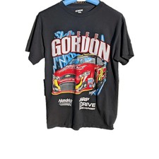 Vtg Jeff Gordon NASCAR Men's Medium Shirt All Over Print picture