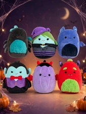 Set 6 Squishmallows  Halloween Plush 8in collection original 100% picture