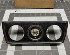 VINTAGE STEWART WARNER GREENLINE AMPS AMPERAGE GAUGE WITH 3 GAUGE BEZEL NOS picture