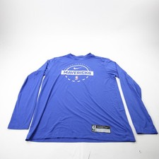 Dallas Mavericks Nike NBA Authentics Nike Tee Long Sleeve Shirt Multiple Sizes picture