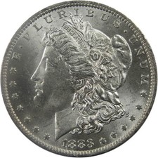 1883 O Morgan Silver Dollar Uncirculated Mint State $1 Coin picture