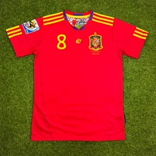 España, Men's Retro Soccer Jersey, 2010 (La Roja) (Tallaje Americano) picture