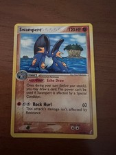 Pokémon TCG Swampert EX Crystal Guardians 27/100 Holo Rare NM picture
