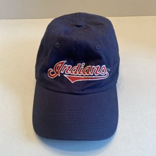 Vintage Cleveland Indians Adjustable Cap Hat MLB Script KC picture
