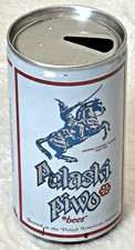 1970's Pulaski-Polish Piwo🍺-Great Lakes Brew-Bay City, MI-12 oz-Steel Beer Can picture