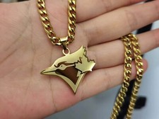 Toronto Blue Jays Necklace - 5mm Cuban - 22