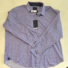 Men’s Con.Struct Stitch Fix Slim Fit Stretch 2XL Button Shirt, Purple picture