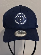 NWT New Era Montreal Alouettes Sideline Hat 39THIRTY Fitted M/L Navy CFL LCF picture