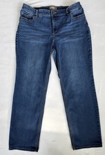 Chico’s So Lifting Jeans 2.5 Short US 14 Medium Wash Straight Leg Stretch picture