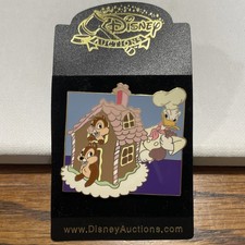 Disney Auctions Exclusive Gingerbread House Chef Donald, Chip and Dale- LE 1000 picture