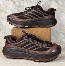 HOKA Mafate Three2 Cast Iron Mineral Brown Vibram Men 9 Women 10 1141572 picture