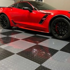 FlooringInc Nitro Diamond Interlocking Garage Floor Tiles,12