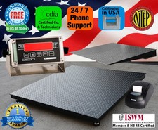 NTEP 4x4 Floor Scale 2500 lb Legal for Trade Pallet Scale 48