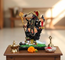 Resin Hindu Goddess Kaali Mata Kali Maa Murti Home Decor Idol Statute Sculpture picture