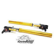 2022 17-24 SUZUKI GSXR1000R OEM BFF FRONT FORKS SHOCK SUSPENSION SET PAIR picture